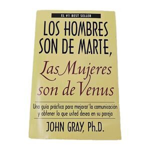 Los Hombres Son de Marte, las Mujeres Son de Venus Libro Book 1ra Edicion 1995